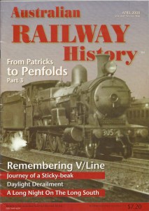 Australian Railway History April 08